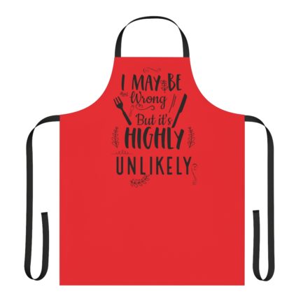 I may be wrong apron